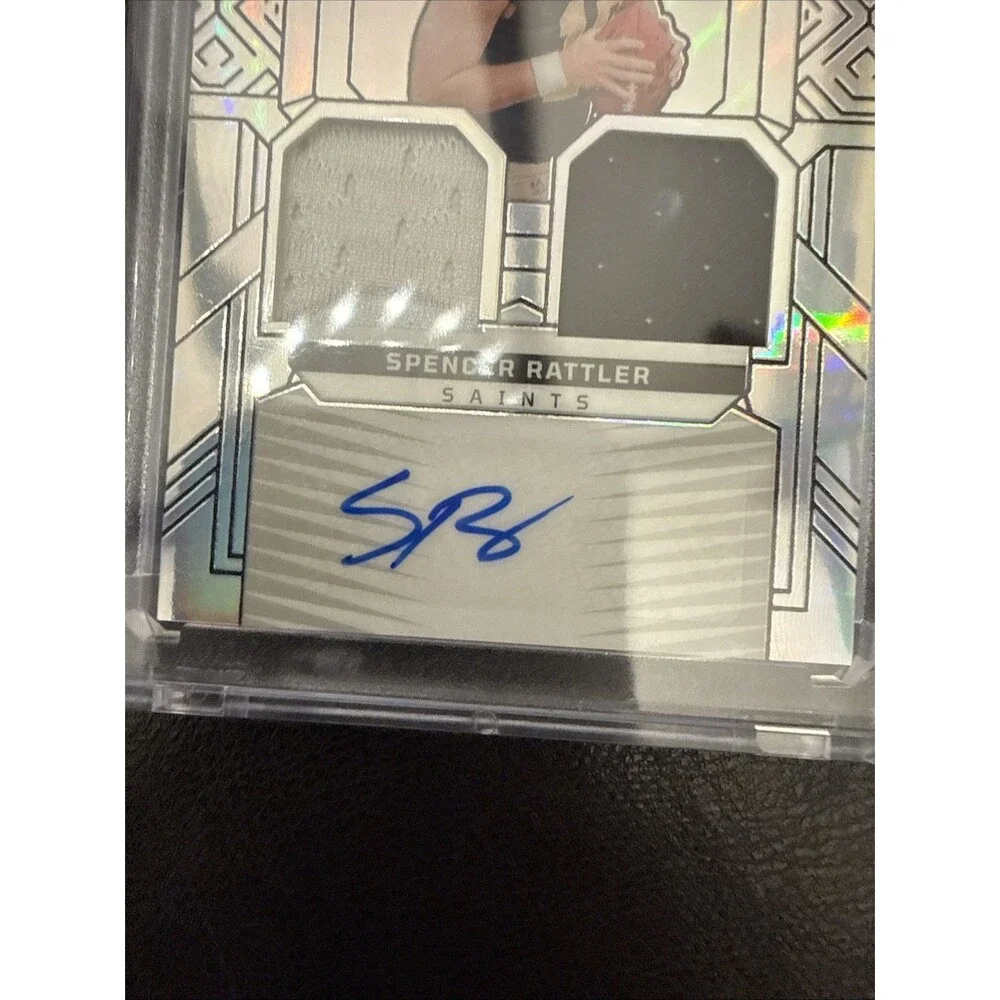 2024 Obsidian Spencer Rattler Rookie Patch Auto /99 RMI-SRR
